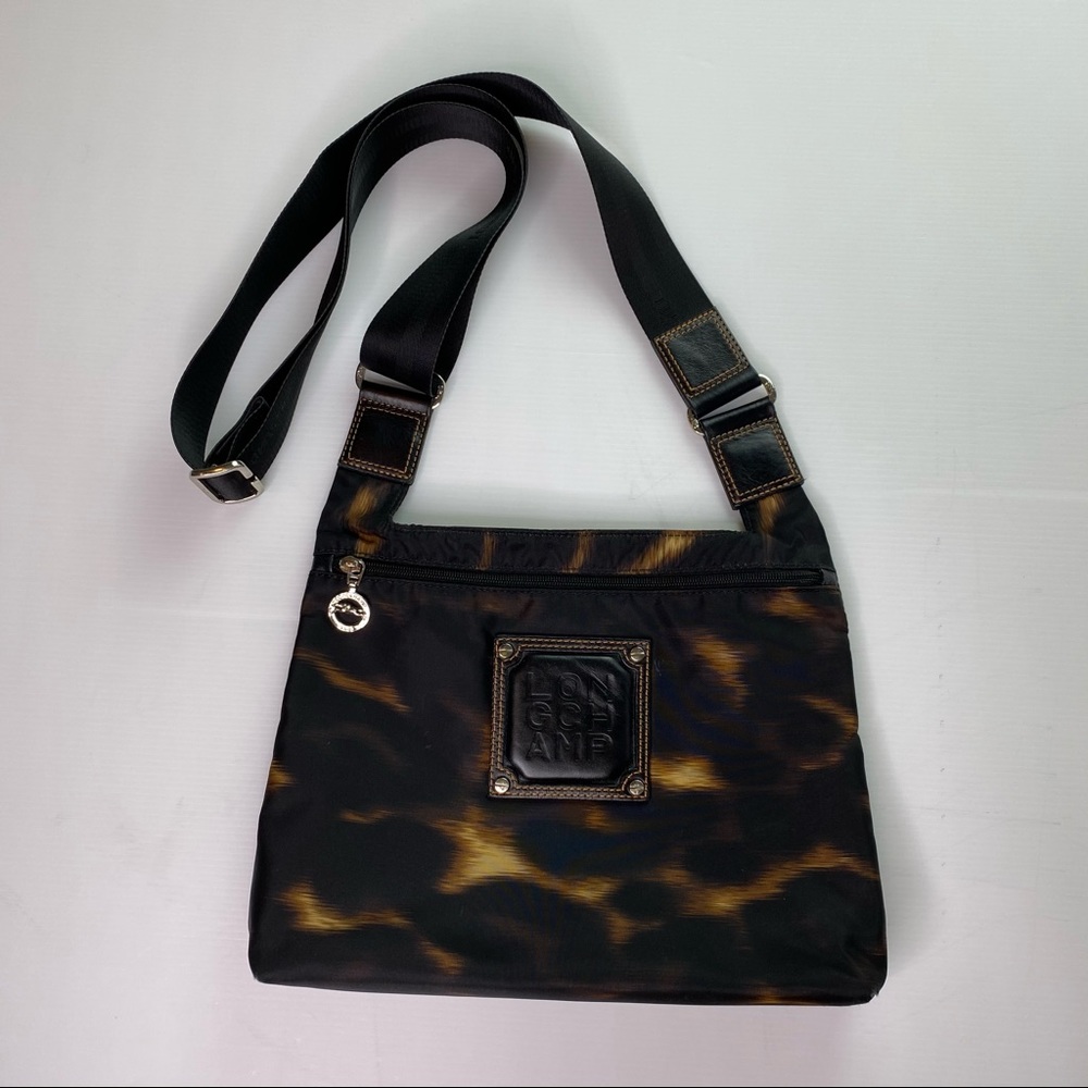 Longchamp nylon and leather xlite Crossbody Bag🐆